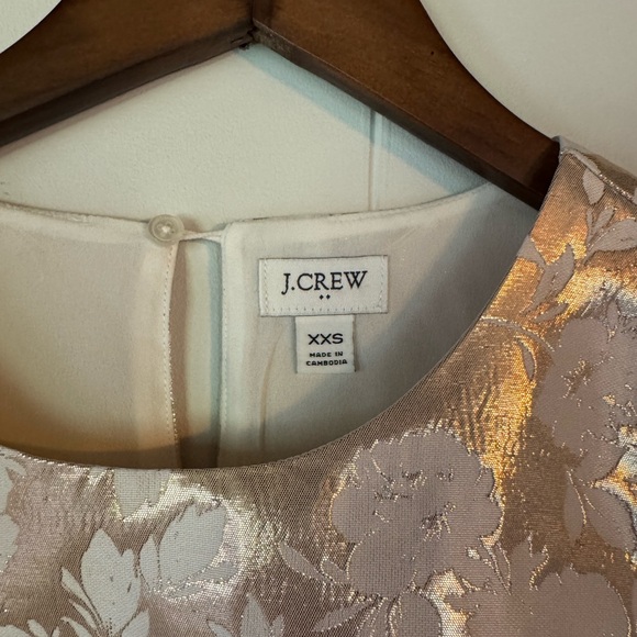 J. Crew Rose Gold Floral Blouse & Skirt Set - Picture 6 of 15